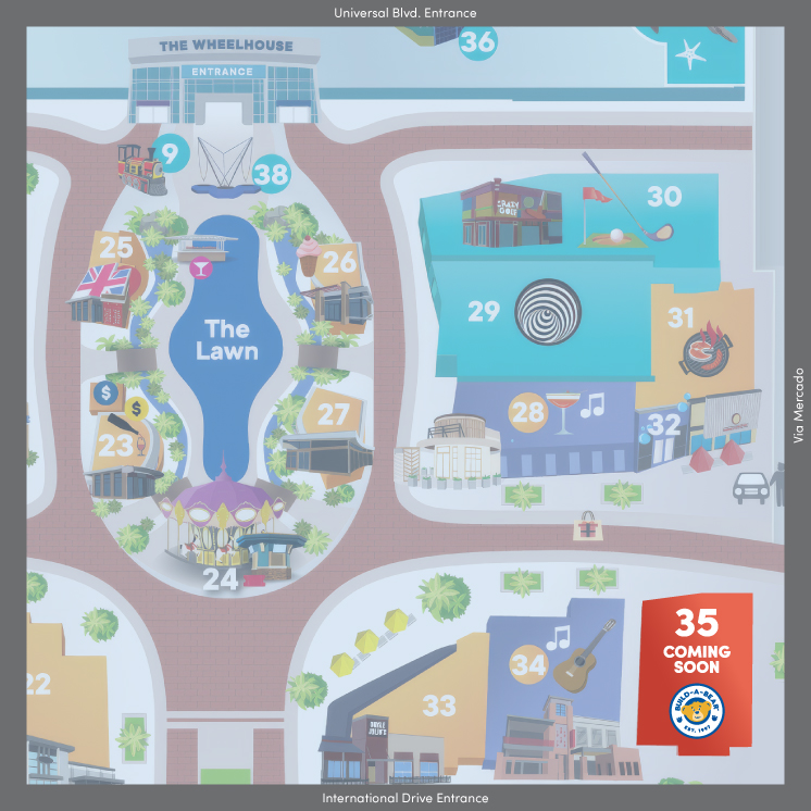 Icon Park Map